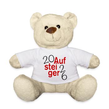 Aufsteiger 2026 Aufstieg - Teddy - Weiß - Vorne