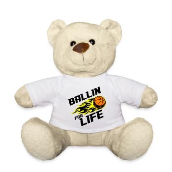 Basketball Ballin : Diction - Nounours - blanc - Devant