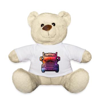 Super camion - Nounours - blanc - Devant