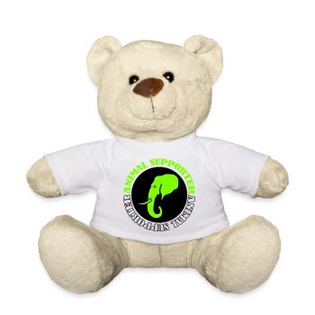 Elephant Animal Supporter - Teddy Bear - white - Front