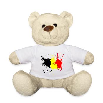 Belgien Splash - Teddy - Weiß - Vorne