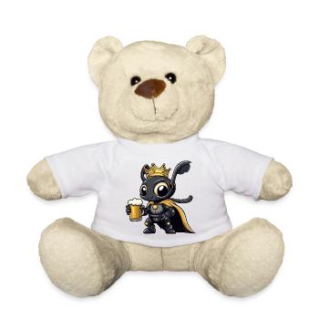 Ant Beer King - Teddy Bear - white - Front
