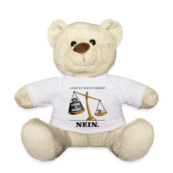 Geht es noch fairer - Teddy - Weiß - Vorne