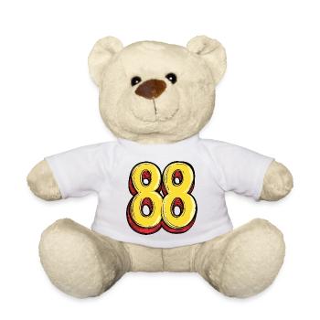 88 Nombre Coloré - Nounours - blanc - Devant