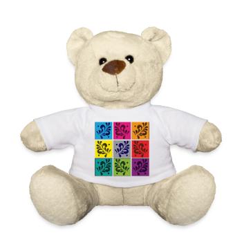 Äppelwoi bunt - Teddy - Weiß - Vorne