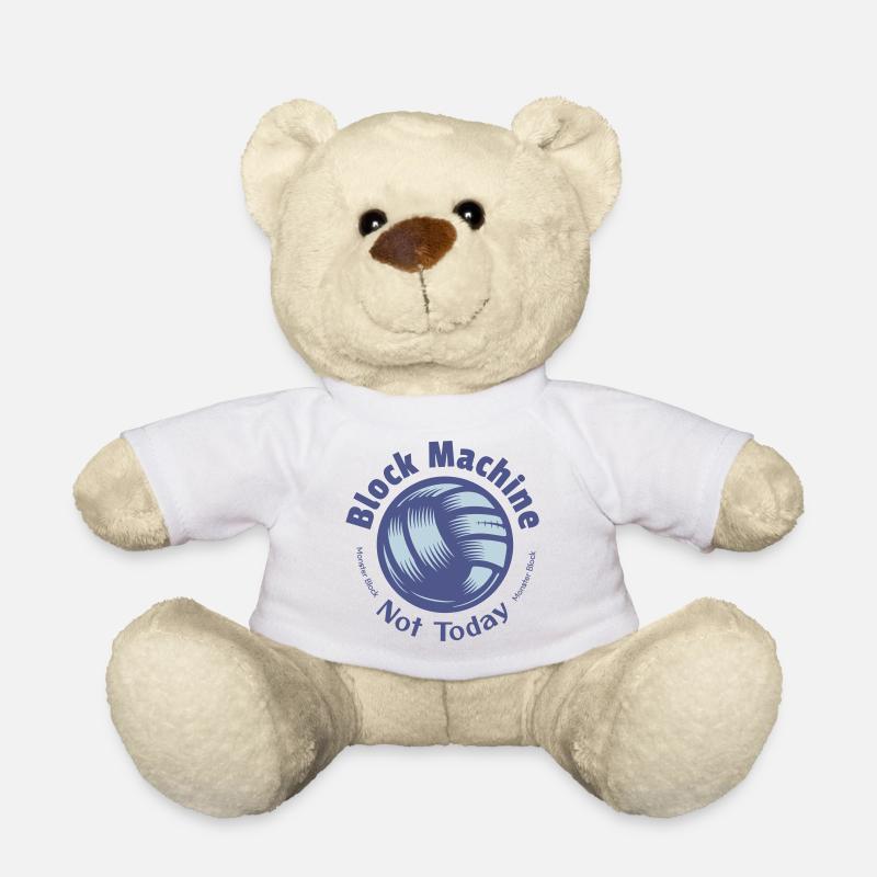 Machine à blocage - Volley-ball - Nounours - blanc