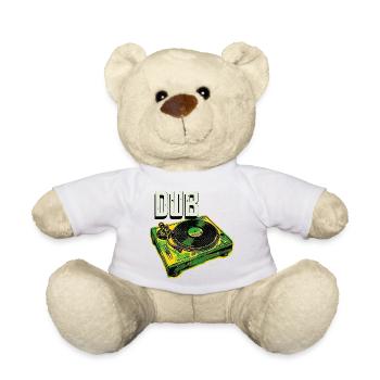 Platine Dub Reggae - Nounours - blanc - Devant