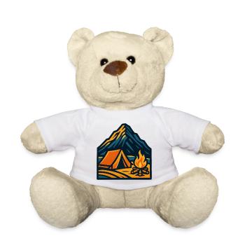 Bergzelt am Lagerfeuer - Teddy - Weiß - Vorne