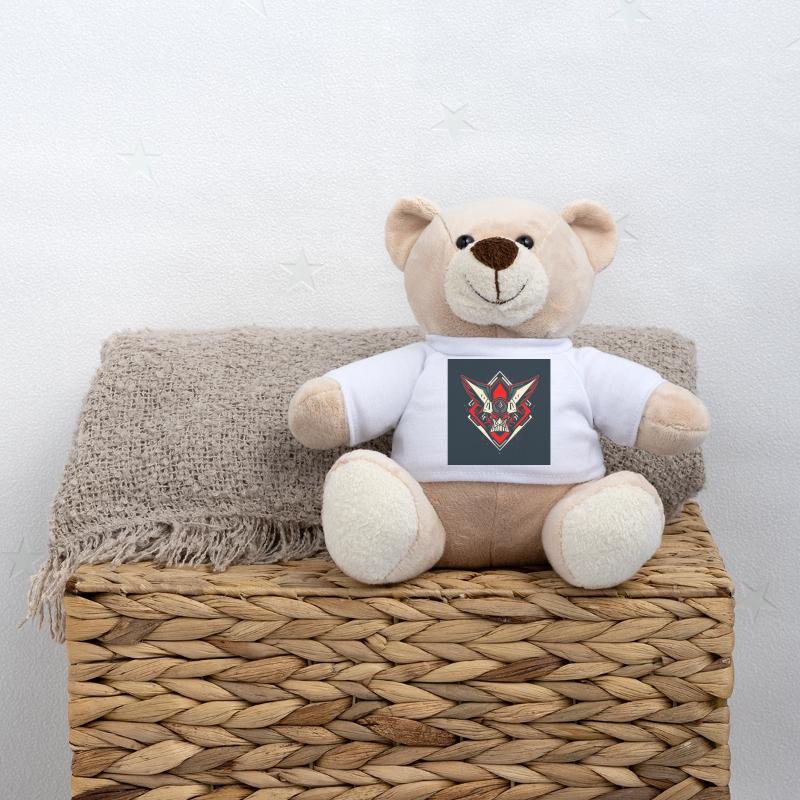 Schädel Warrior Emblem Teddy Bear