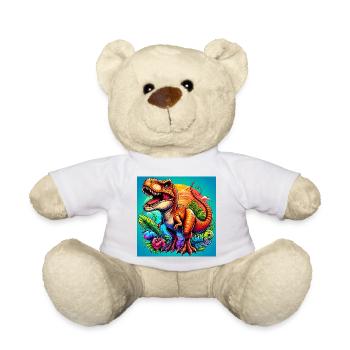 Dinosaurier - Teddy - Weiß - Vorne