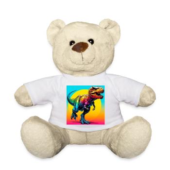 Dinosaurier - Teddy - Weiß - Vorne