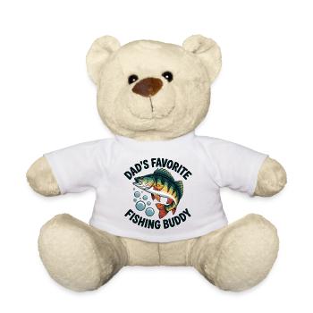 Papa's Angler Buddy - Teddy Bear - white - Front