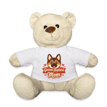 German Shepherd Owners and Dog Lovers GSD Mom - Teddy Bear - white - Front