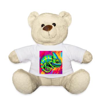 caméléon - Nounours - blanc - Devant