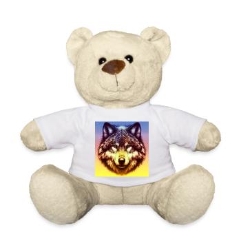 Wolf - Teddy - Weiß - Vorne