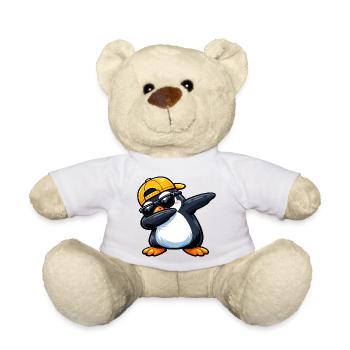 Dabbing Penguin - Teddy Bear - white - Front