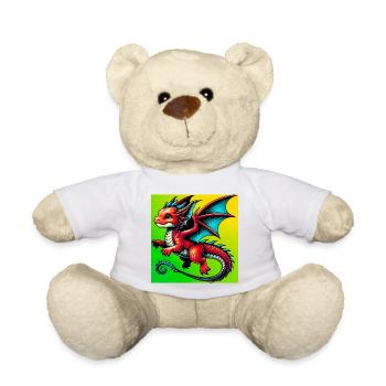 Drache - Teddy - Weiß - Vorne