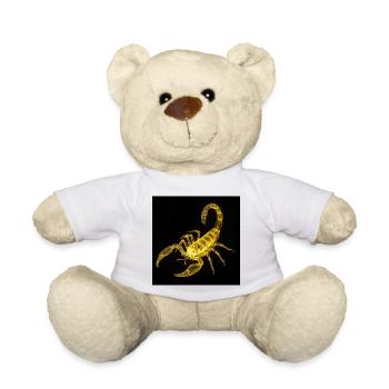 Neonskorpion bei Nacht - Teddy - Weiß - Vorne