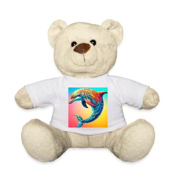 dauphin - Nounours - blanc - Devant