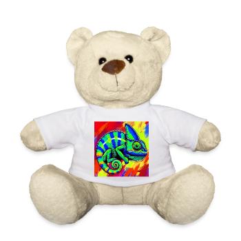 caméléon - Nounours - blanc - Devant