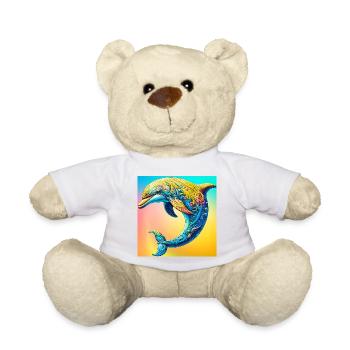 Delfin - Teddy - Weiß - Vorne