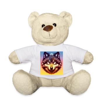 Wolf - Teddy - Weiß - Vorne