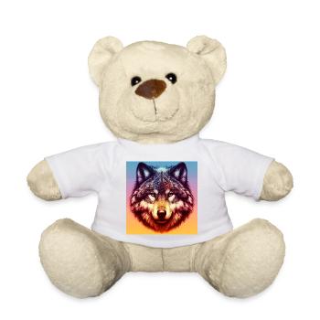 Wolf - Teddy - Weiß - Vorne