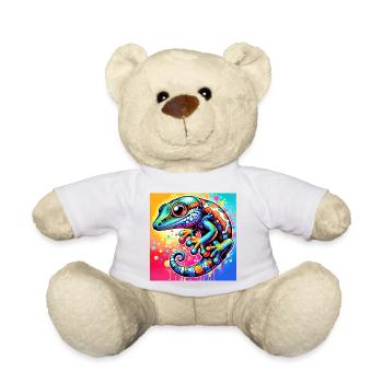 Gecko - Teddy Bear - white - Front