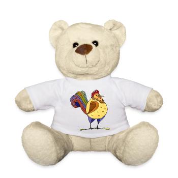 Hahn - Teddy - Weiß - Vorne