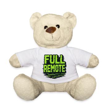 Vollständiges Remote: Die Wissenschaft des absoluten Fernunterrichts - Teddy - Weiß - Vorne