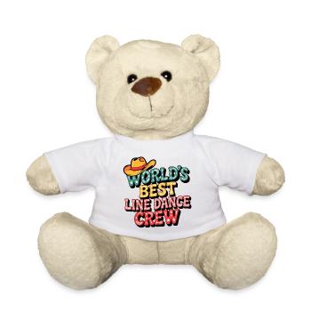 World's Best Line Dance Crew - Teddy Bear - white - Front