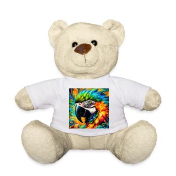 parrot - Teddy Bear - white - Front