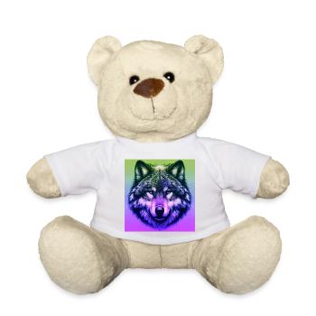 Wolf - Teddy - Weiß - Vorne