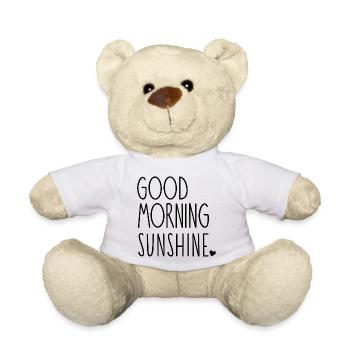 Bonjour Rayon de soleil. - Nounours - blanc - Devant