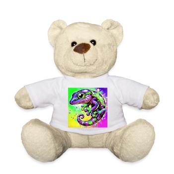 Gecko - Teddy Bear - white - Front
