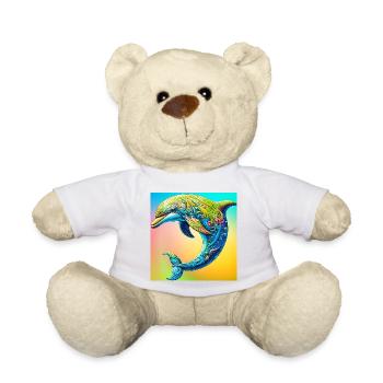 dauphin - Nounours - blanc - Devant