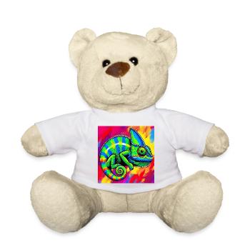 caméléon - Nounours - blanc - Devant