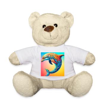 dauphin - Nounours - blanc - Devant