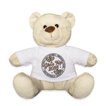 Girl's Trip 2026 Leopard Hearts - Teddy - Weiß - Vorne