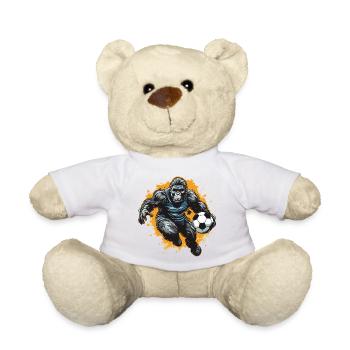 Équipe de football Gorilla - Nounours - blanc - Devant