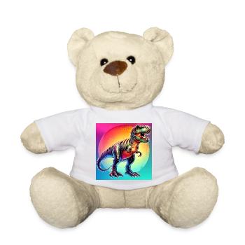 Dinosaurier - Teddy - Weiß - Vorne
