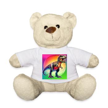 Dinosaurier - Teddy - Weiß - Vorne