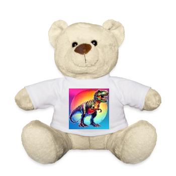 Dinosaurier - Teddy - Weiß - Vorne