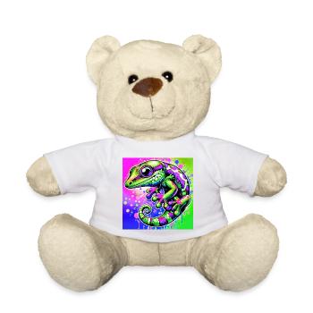 Gecko - Teddy Bear - white - Front