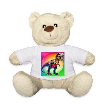 Dinosaurier - Teddy - Weiß - Vorne