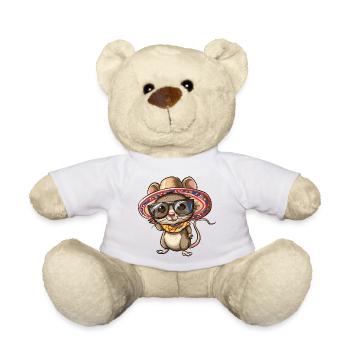 Sombrero drôle de Mouse Comic - Nounours - blanc - Devant