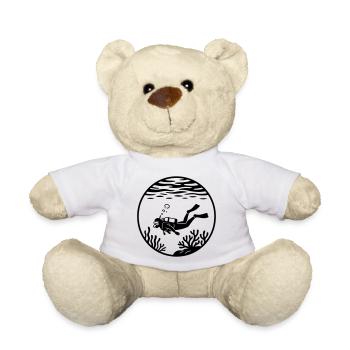 Plongée sous-marine - Nounours - blanc - Devant