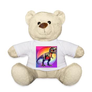 Dinosaurier - Teddy - Weiß - Vorne