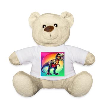 Dinosaurier - Teddy - Weiß - Vorne