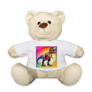 Dinosaurier - Teddy - Weiß - Vorne